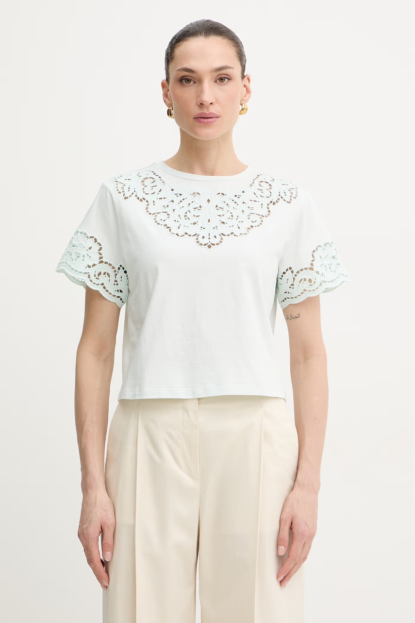 Bavlněné tričko Twinset