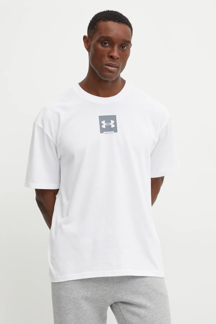 Bavlněné tričko Under Armour HW OS BOX