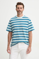 Bavlněné tričko United Colors of Benetton modrá barva, 30CXU10A0