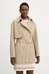 Bavlněný kabát BOSS Cromas