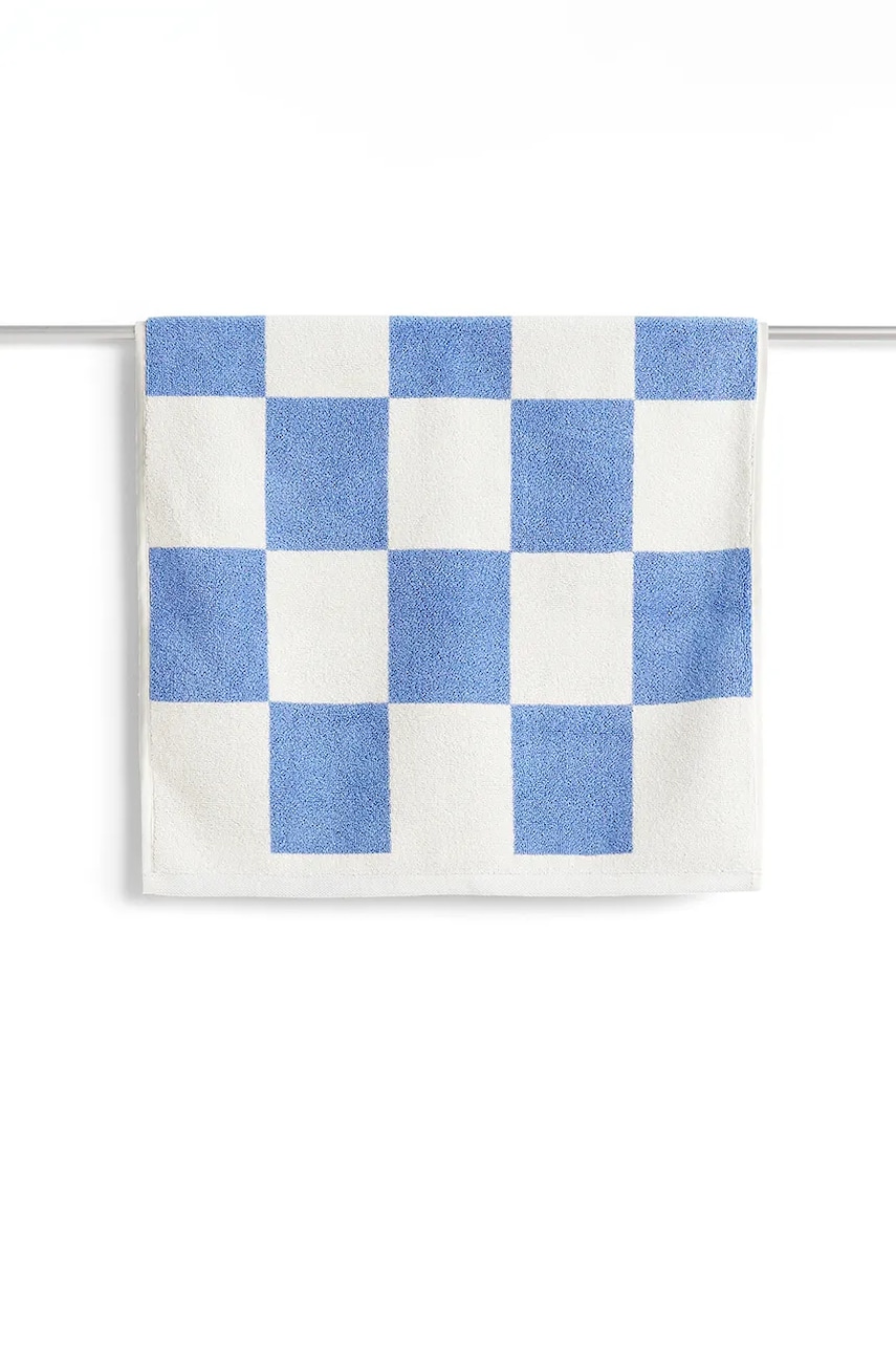 Bavlněný koupelnový kobereček HAY Check 50 x 90 cm