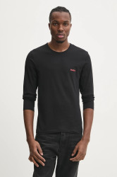 Bavlněný lounge s dlouhým rukávem HUGO LS-SHIRT RN TRIPLET 3-pack