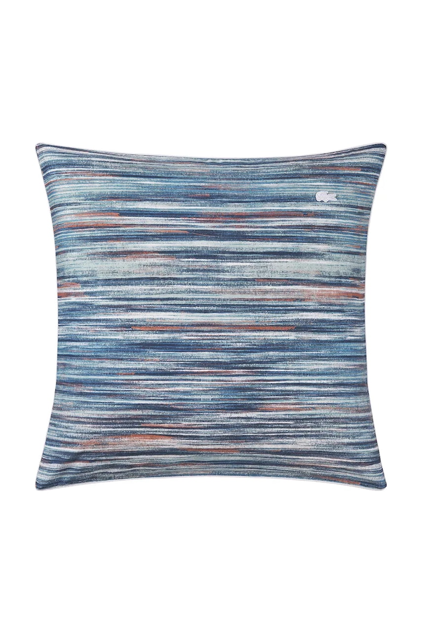 Bavlněný povlak na polštář Lacoste L Brush Bleu 65 x 65 cm