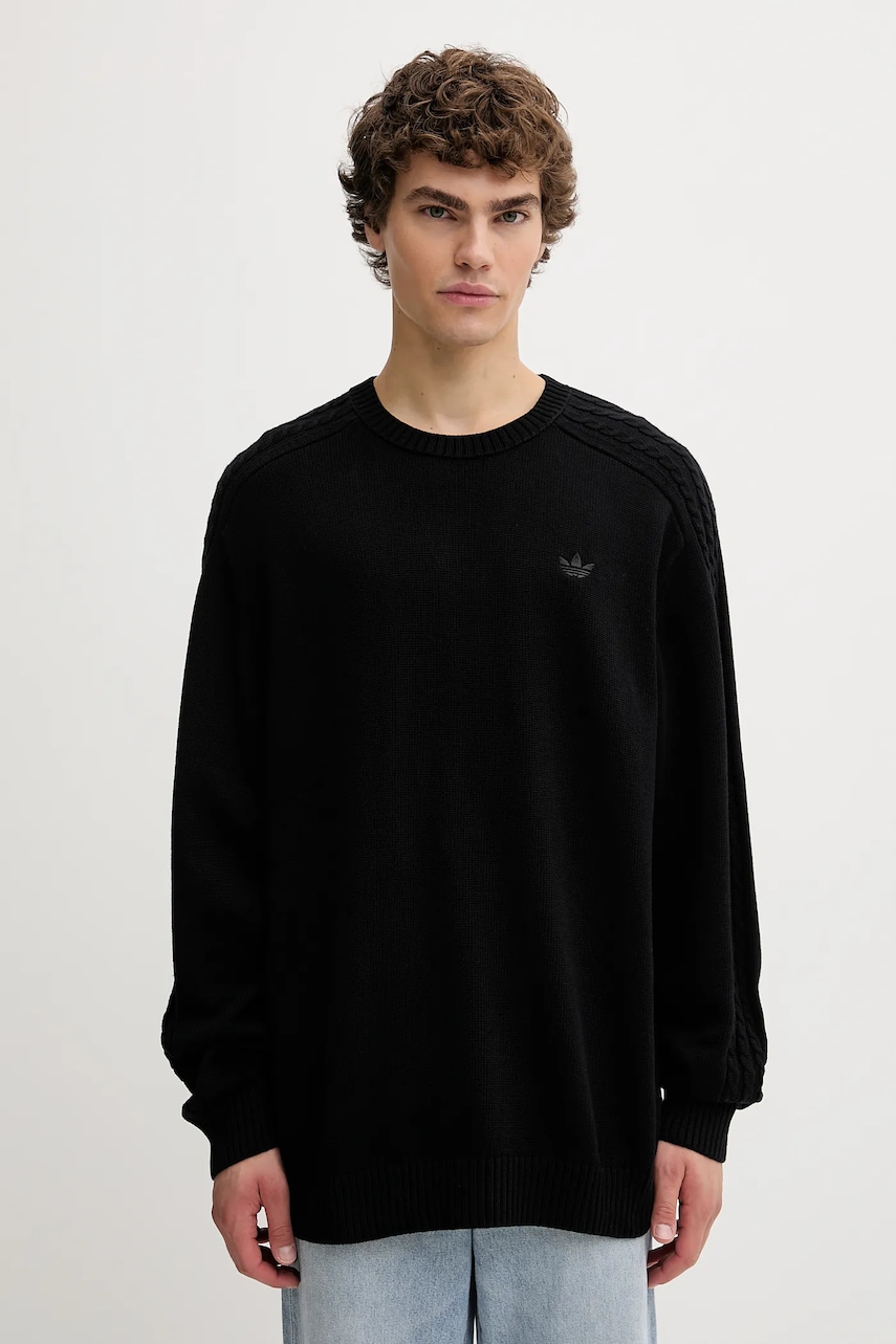 Bavlněný svetr adidas Originals P Ess Knit Crew