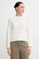 Bavlněný svetr Barbour Angela dámský, béžová barva, LKN1639WH71