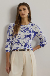 Bavlněný svetr Lauren Ralph Lauren dámský, bílá barva, 200971174