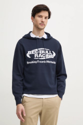 Bavlněný svetr Red Bull Racing x Pepe Jeans INTARSIA HOODY