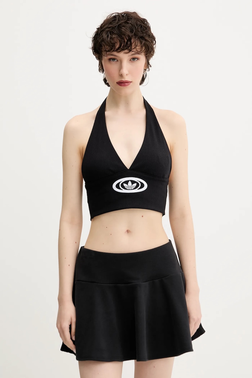 Bavlněný top adidas Originals Campus V Top