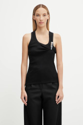 Bavlněný top Coperni Washing Clip Rib Top