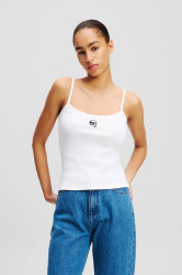 Bavlněný top Karl Lagerfeld IKON