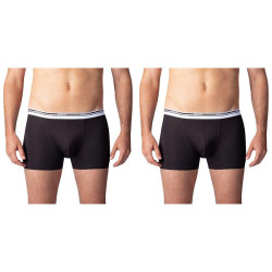 Bellinda BOXER COLOURS 2x - Double pack of cotton boxer shorts - black