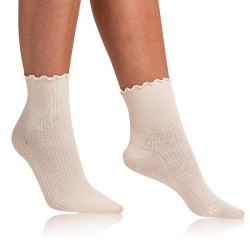 Bellinda FANCY MODAL SOCKS - Ladies Socks - Cream