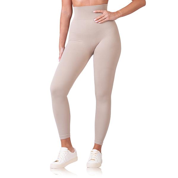 Bellinda RELAX & GO RIB OPTIC LEGGINGS - Women's fashion leggings - taupe