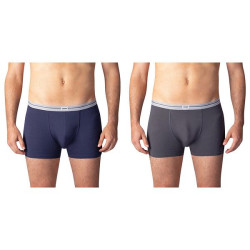 Bellinda ULTRA RESIST BOXER 2x - Double pack of cotton boxer shorts - grey - blue