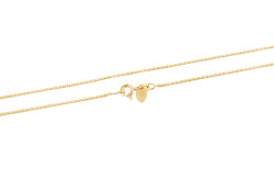 Beneto Exclusive Pozlacený stříbrný řetízek Anker AGS1286-GOLD 42 cm