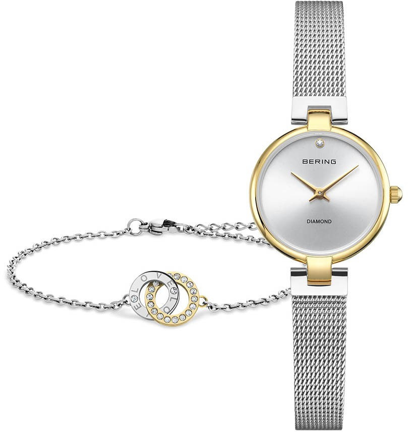 Bering Dárkový set Classic Diamond 17724-010-GWP + náramek