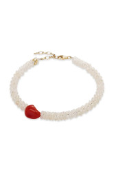 BERRIES  náramek na kotník Cream Anklet