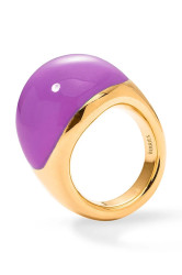 BERRIES  prstýnek dámský pozlacený kov Viva Orchid XL Ring