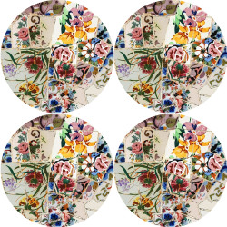 Bertoni Home Unisex's 4 Round Table Pads Set Alicante