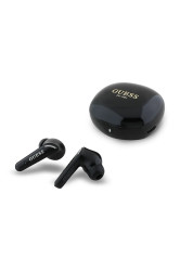 Bezdrátová sluchátka do uší Guess Flat Classic Logo Electroplated