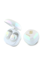 Bezdrátová sluchátka do uší Guess Iridescent 4G Printed Logo
