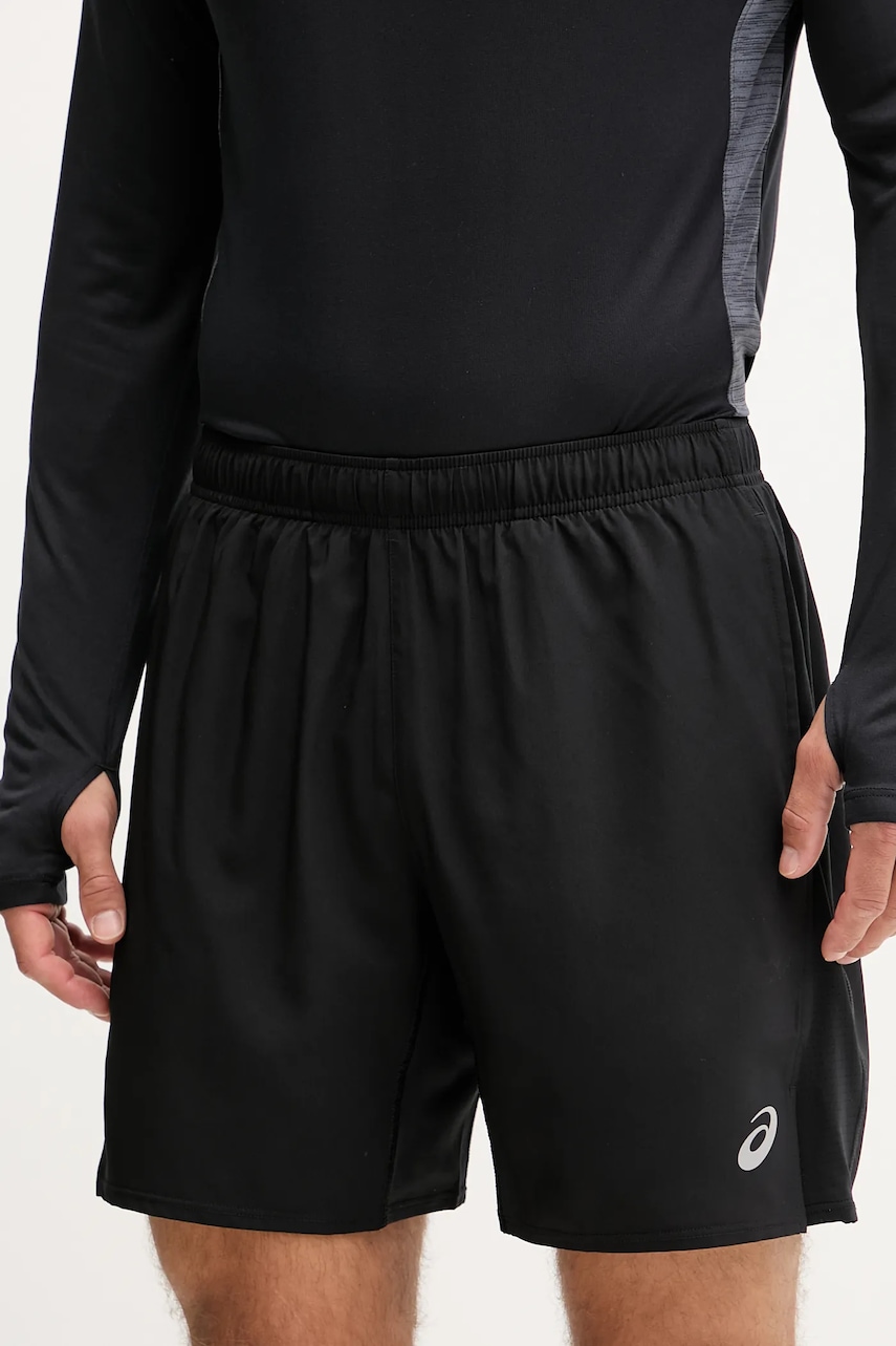 Běžecké šortky Asics pánské, černá barva, 2011D213