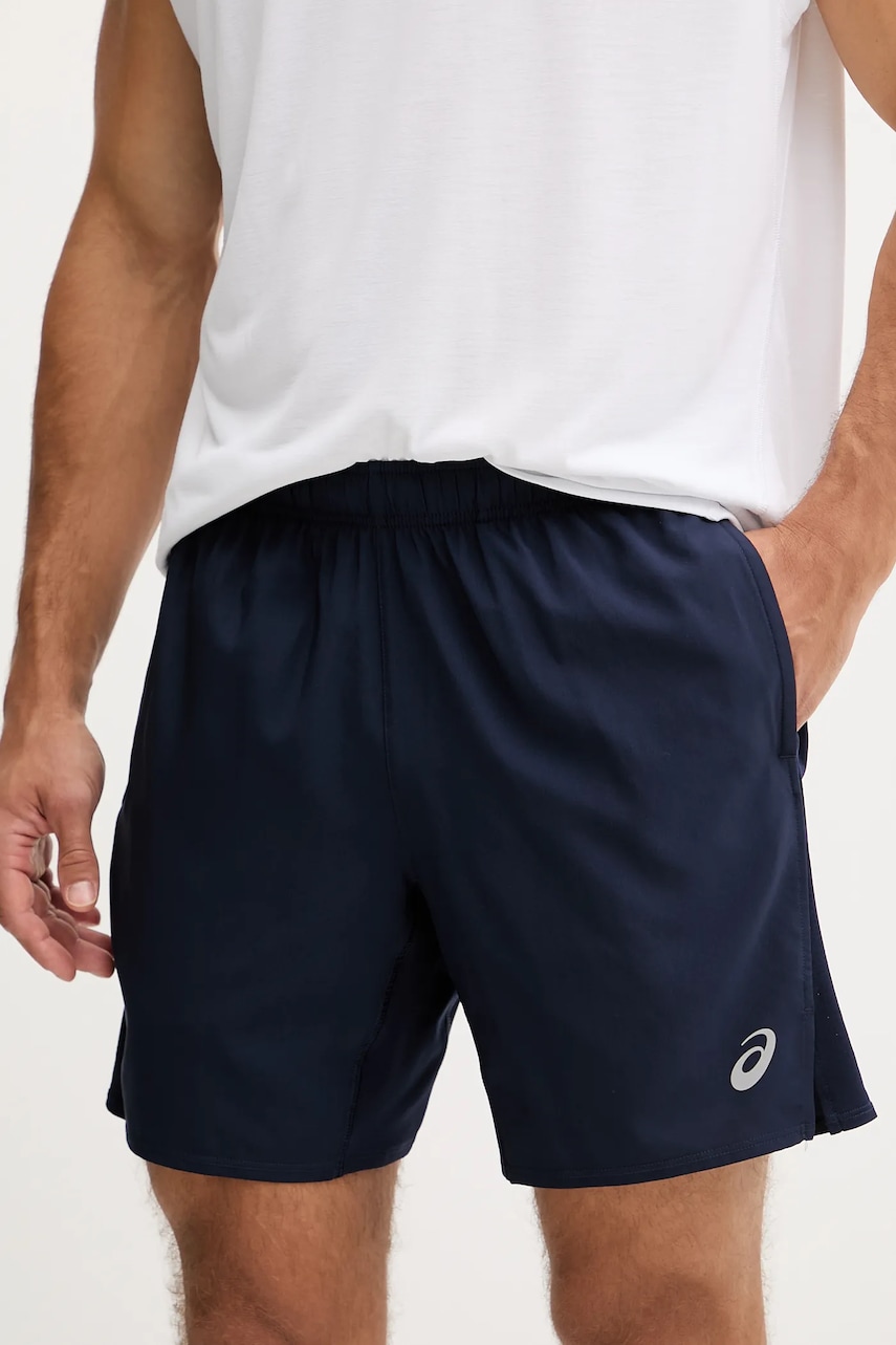 Běžecké šortky Asics pánské, tmavomodrá barva, 2011D213