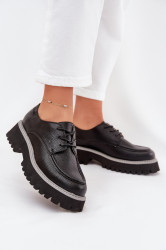 BIG STAR SHOES Dámské Mokasíny Se Šněrováním Big Star