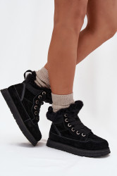 BIG STAR SHOES Dámské Zimní Boty Na Platformě S Kožíškem Big Star