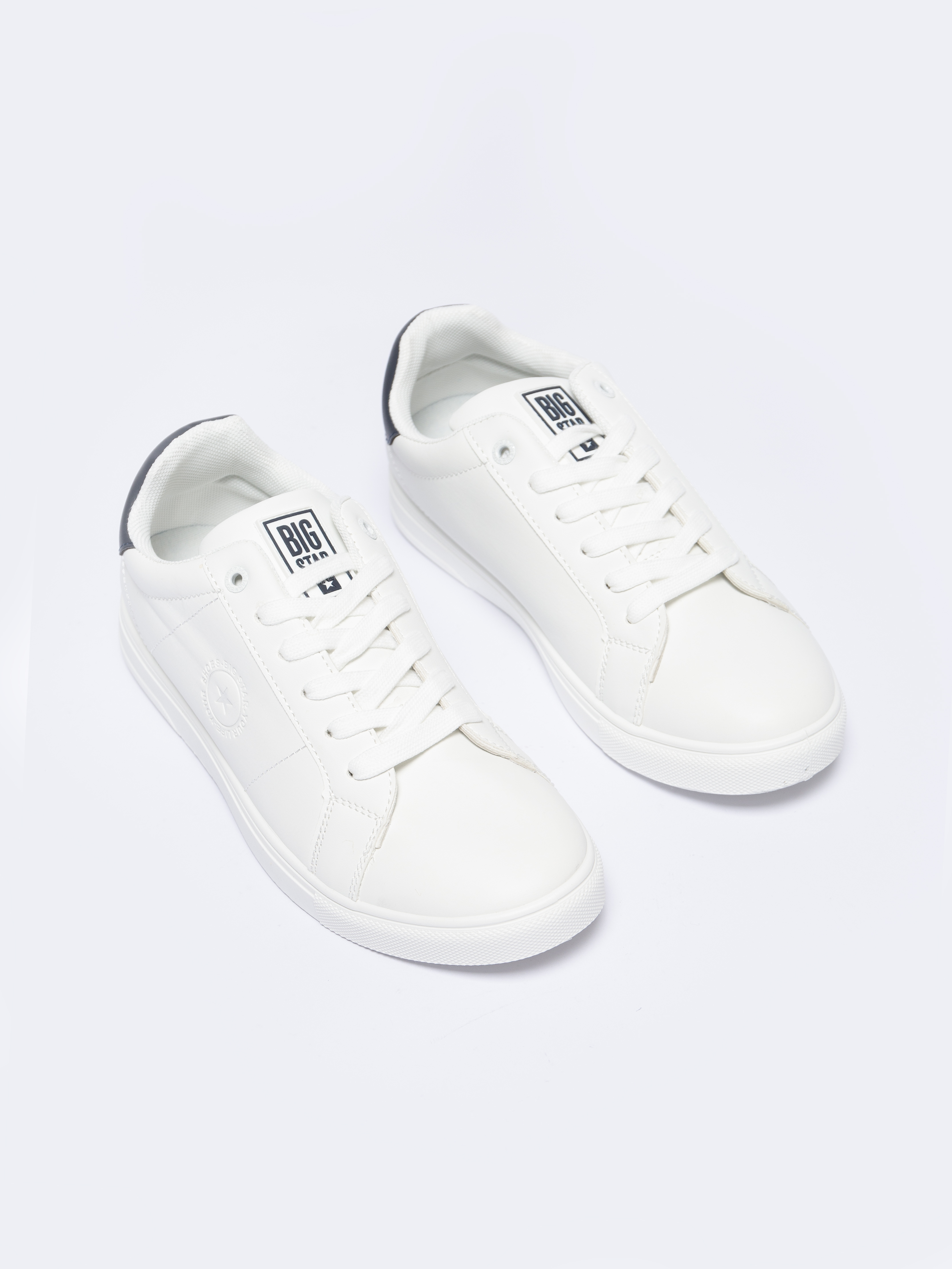 BIG STAR SHOES Nízké pánské tenisky z ekologické kůže Big Star