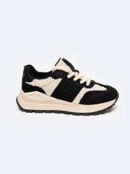 BIG STAR SHOES Zateplené dámské kožené sneakersy Big Star