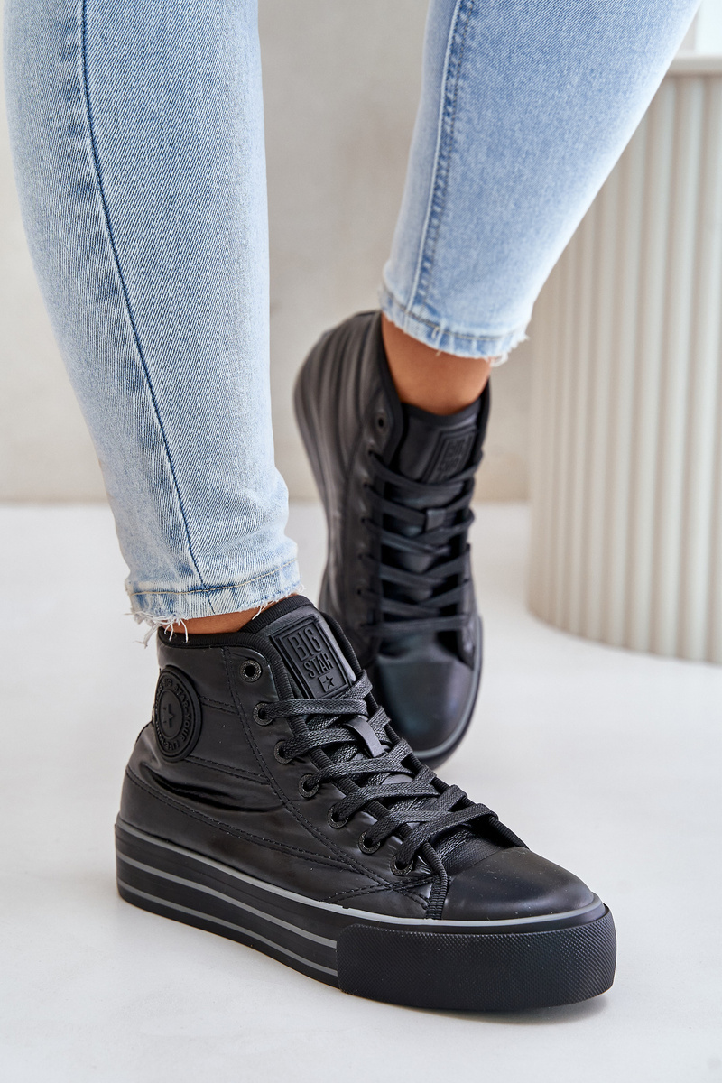 BIG STAR SHOES Zateplené dámské tenisky na platformě