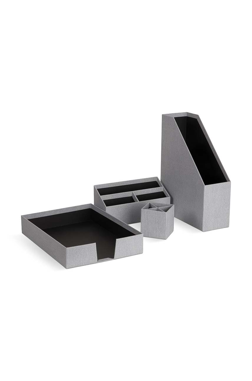 Bigso Box of Sweden  Sada organizérů na psací stůl  Hugo 4-pack