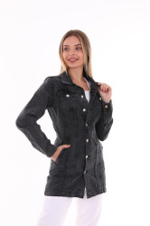 BİKELİFE Smoked Boyfrend Denim Jacket