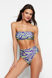 Bikini set Trendyol TBESS22BT0018/Blue-Multicolor