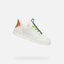 Bílé chlapecké tenisky Geox Washiba Fast In - Kluci