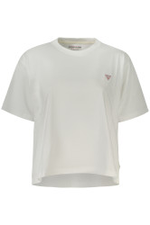 Bílé dámské crop tričko