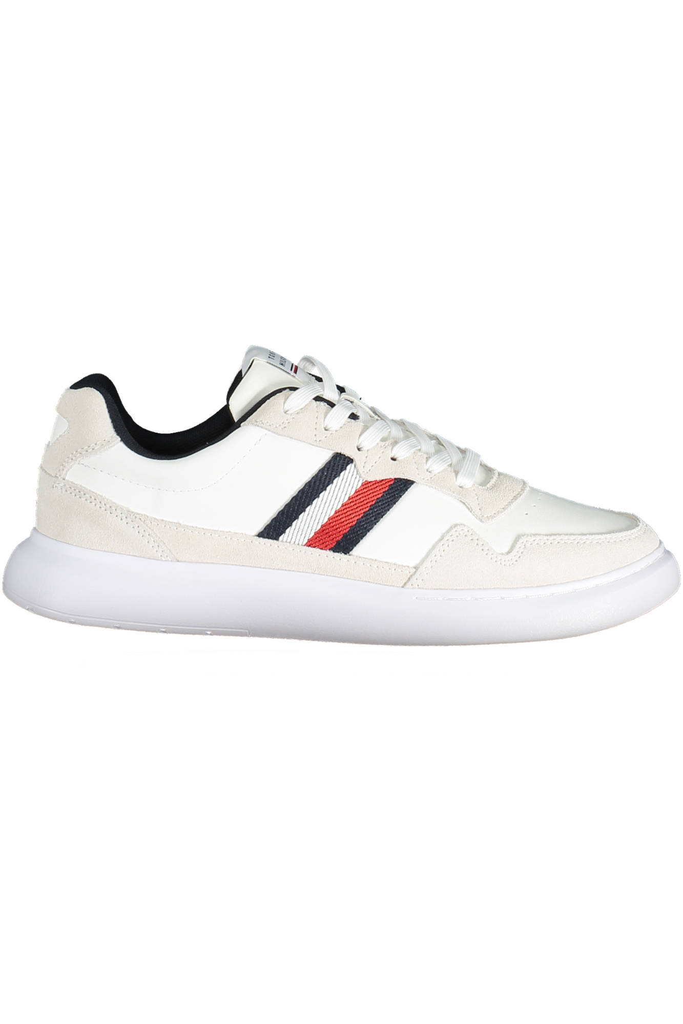 Bílé pánské tenisky se semišovými detaily Tommy Hilfiger Lightweight Leather