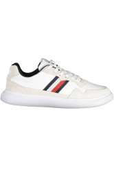 Bílé pánské tenisky se semišovými detaily Tommy Hilfiger Lightweight Leather