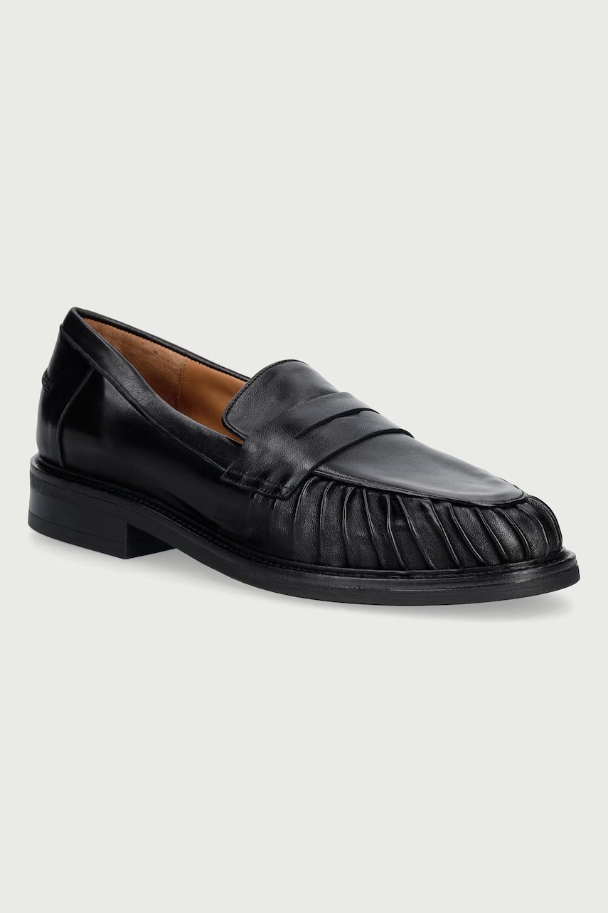 Billi Bi  mokasíny dámské kožené Black nappa 70