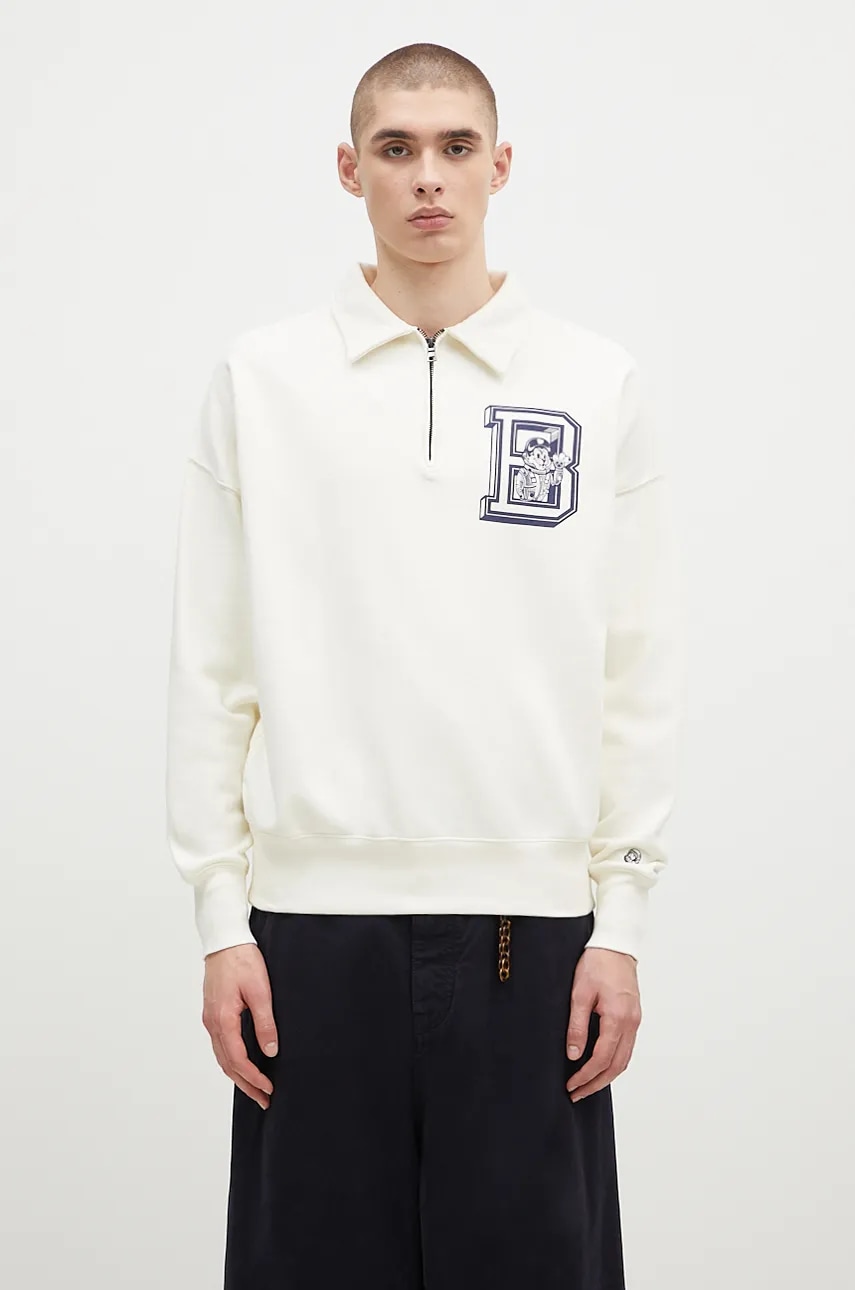 Billionaire Boys Club  Bavlněná mikina  College Quarter Zip