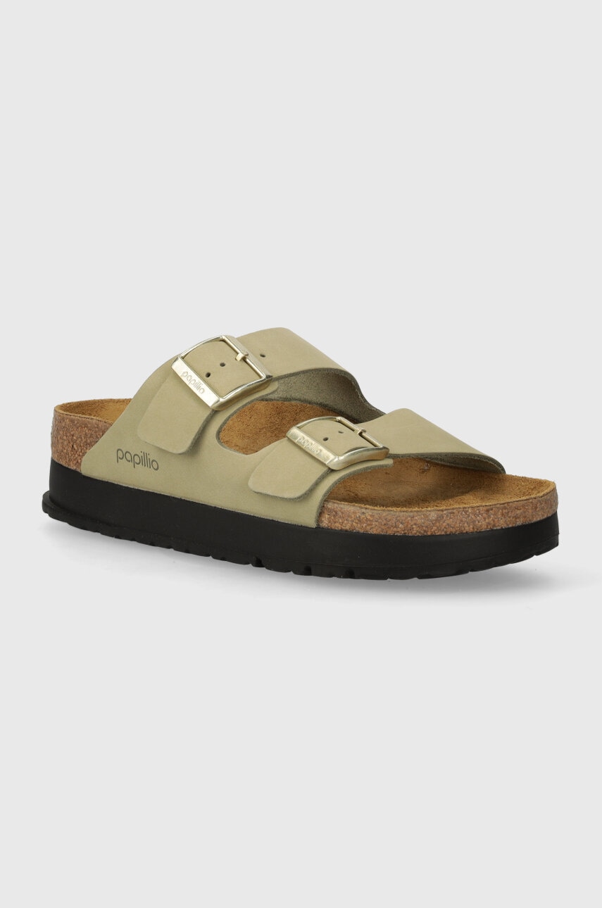 Birkenstock  Nubukové pantofle  Arizona Platform Flex  x Papillio