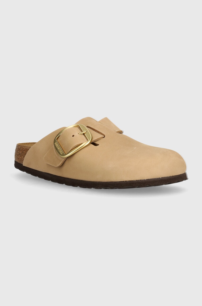 Birkenstock  Nubukové pantofle  Boston Big Buckle