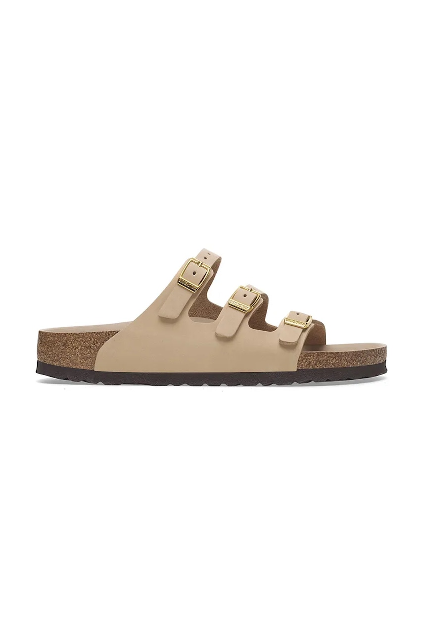 Birkenstock  Nubukové pantofle  Florida HEX