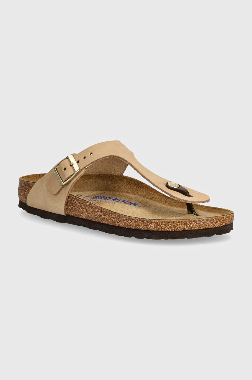 Birkenstock  Nubukové žabky  Gizeh SFB