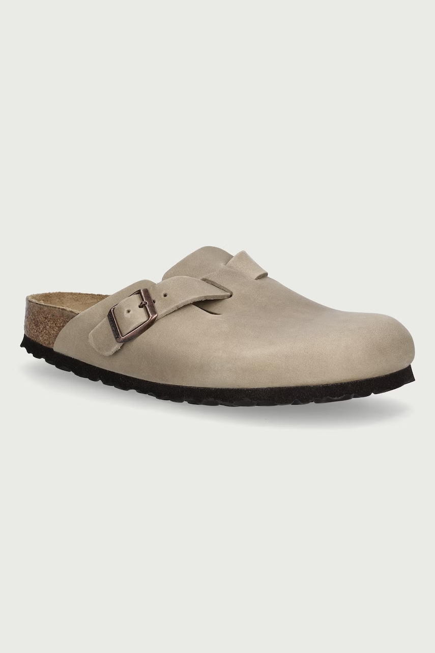 Birkenstock  pantofle dámské nubukové Boston
