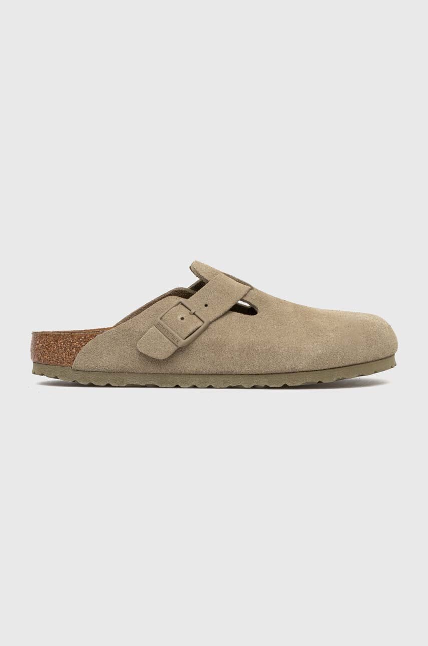 Birkenstock  pantofle dámské semišové Boston