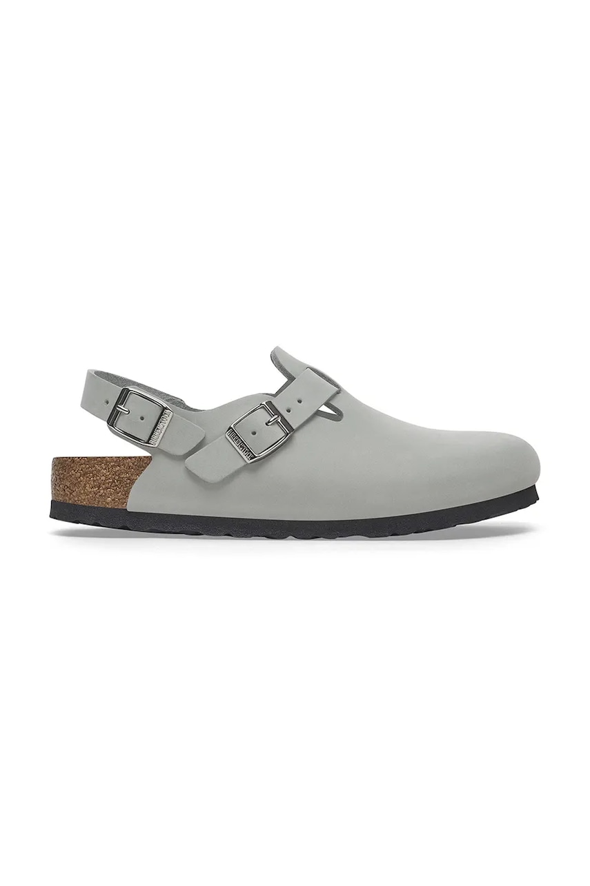 Birkenstock  sandály na plochém podpatku dámské nubukové