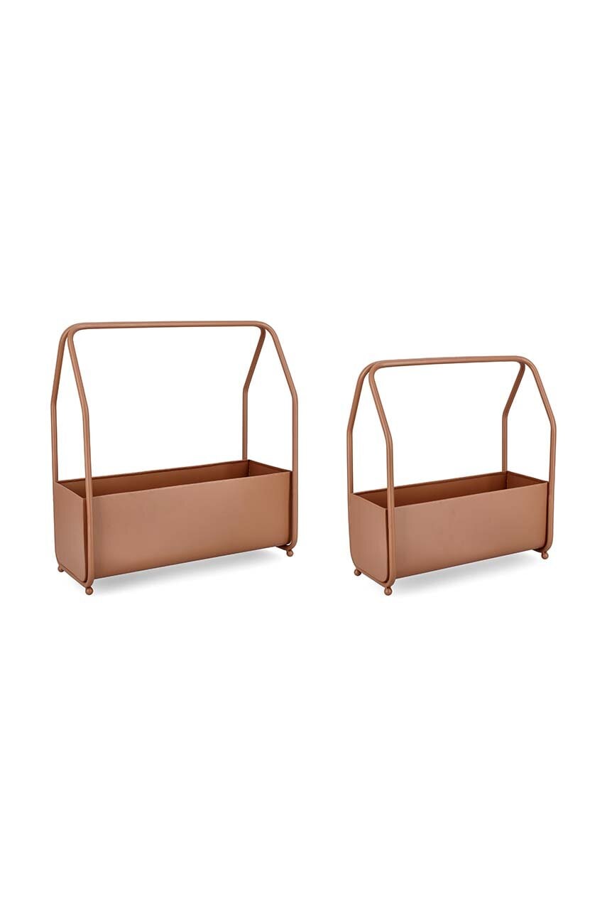 Bizzotto  Balkonový květináč  Keyra 52 x 23 x 52 / 42 x 21 x 47 cm 2-pack