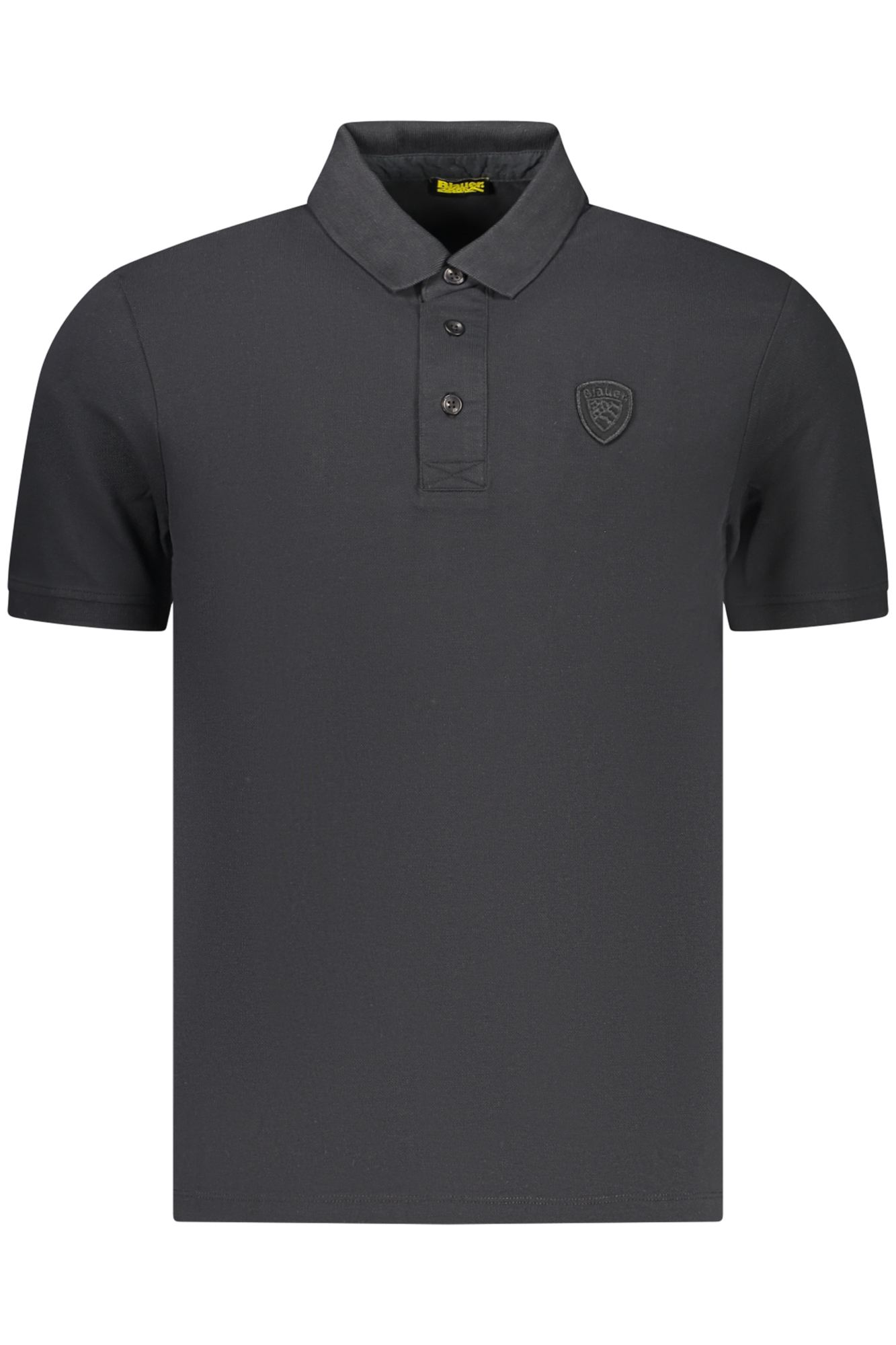 Blauer pánské polo triko s krátkým rukávem